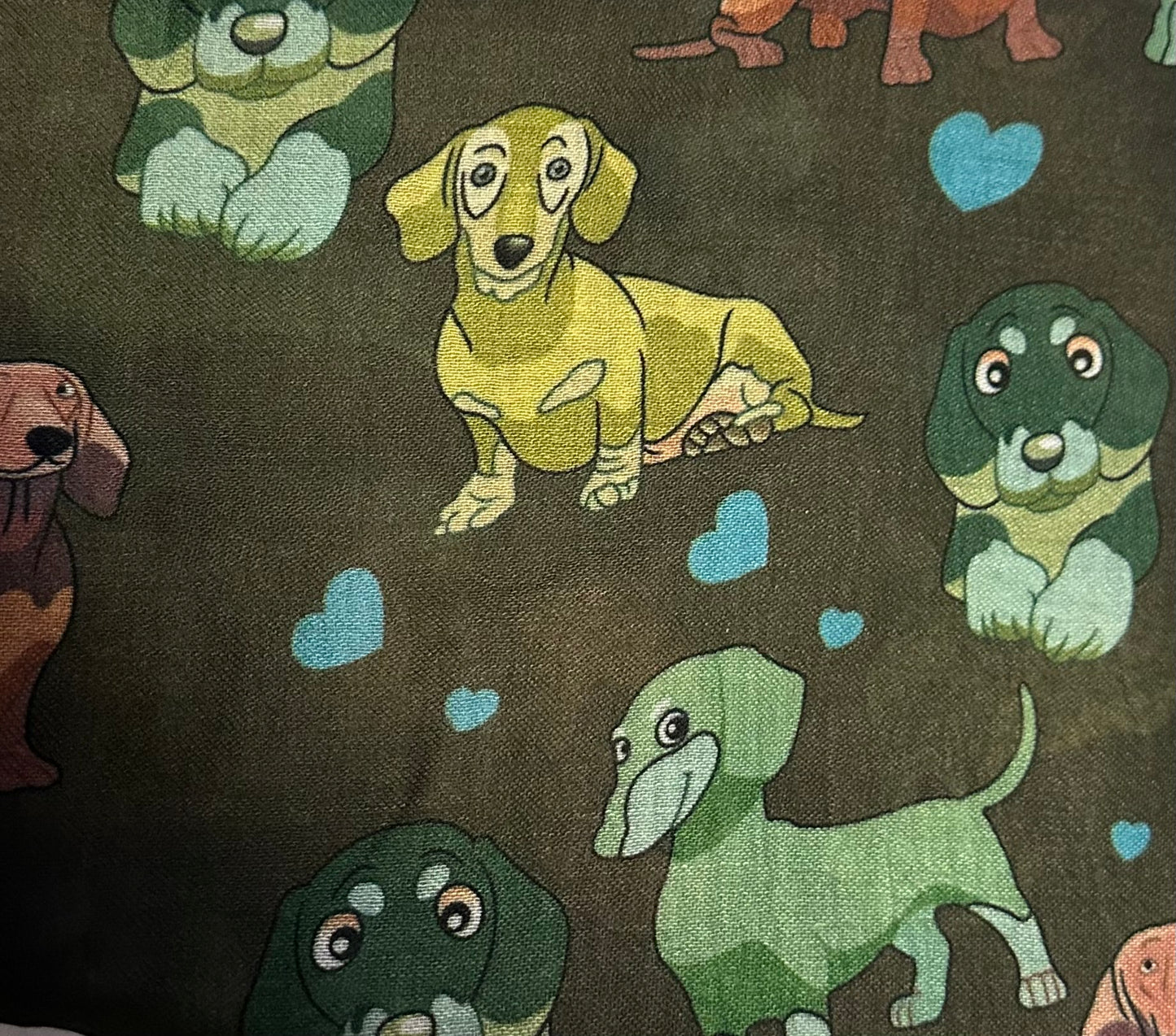 Sciarpa con simpatici cagnolini